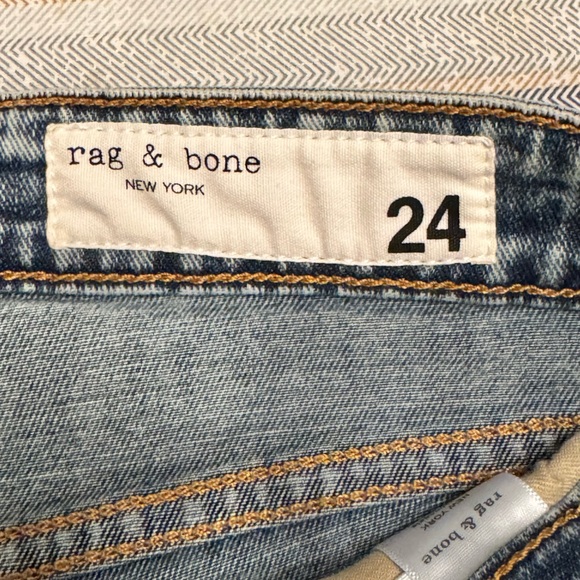 Rag & Bone Nina Skinny Leg Blue Jeans SZ 24 NWT - Picture 10 of 13